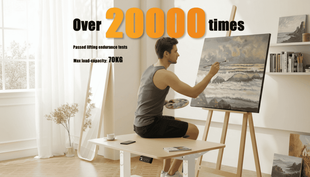 Standing desk suitable for short people in home offices